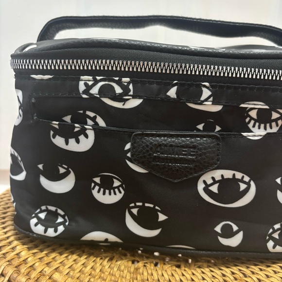 Aimee Kestenberg Eye Love Cosmetic/travel Bag with mini pouch. Black/white. VGC - Picture 10 of 16